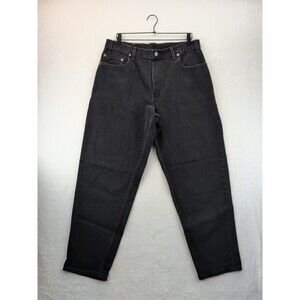 VTG Levis 560 Loose Fit Tapered Leg  Black Jeans Mens 36X30 90s Baggy Y2K USA